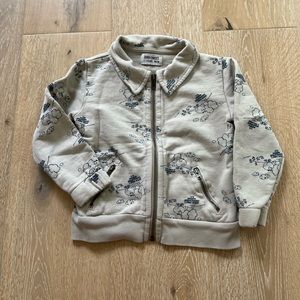 Bobo Choses Zip-Up Sweatshirt Size 2-3
